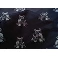 thumbnail image 4 of oneOone Cotton Silk Fabric Branch & Owl Block Print Fabric BTY 42 Inch Wide, 4 of 4