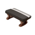 thumbnail image 4 of Siruishop Foot Rest with Wooden Legs Rectangle Step Stool for Dining Bed Shoe Changing Black, 4 of 8