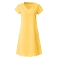 thumbnail image 4 of AMERTEER Robe Décontractée en Coton Style Été pour Femmes, 4 of 7