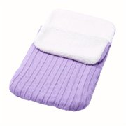 [Halloween] Fleece Sleeping Bag  Thick Knitted Warm Sleeping Bag  Woolen Sleeping Bag Christmas  Halloween  Thanksgiving Gift,Purple