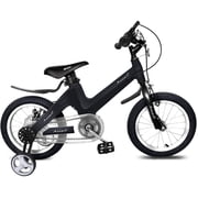 NiceC BMX Kids Bike with Dual Disc Brake for Boy and Girl 12-14-16-18 inch Training Wheels (14" Black)