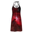 thumbnail image 3 of Ovzne Robes Grande Taille pour Femmes aux Courbes Robe Femme Femmes Robes d'Été Plage Dentelle Panneau Imprimé Sans Manches Décontractée Ample Robe Débardeur Robe d'Été Imprimée Liquidation, 3 of 5