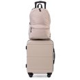 thumbnail image 1 of Jetstream® 2-Piece Carry-On Luggage Set – 20" Hardside Spinner Carry On Suitcase and Foldable Travel Backpack, 1 of 10