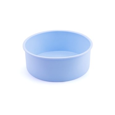 Namzi Silicone Round Cake Pans, 8 Inch Non-Stick Cake Mold Baking Tins for Cake Pancakes,Blue