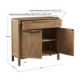 thumbnail image 3 of Madison Park Palisades Commode en Bois Massif Naturel, 3 of 11