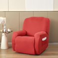 thumbnail image 3 of recliner Chair Covers Protective Sofa Slipcovers for Banquet Conference Cafe Red, 3 of 8