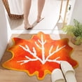 thumbnail image 2 of HHBEAUTY Halloween Bathroom Rug,Fall Maple Leaves Bath Mat Water Absorbent Non-Slip Washable for Shower Tub Microfiber Washable Absorbent Carpet Autumn Halloween Thanksgiving Home Kitchen Decoration, 2 of 7