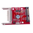thumbnail image 1 of Adaptateur Carte CF vers SATA Compact Carte Mémoire Flash Type I II vers 2.5 Pouces Serial ATA Disque Dur Convertisseur Rouge, 1 of 5
