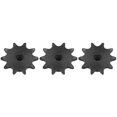 thumbnail image 1 of Steel Sprocket, 6mm D Hole High Strength 8mm Pitch Gear Sprockets 3Pcs  For Mechanical Equipment For Robot, 1 of 8