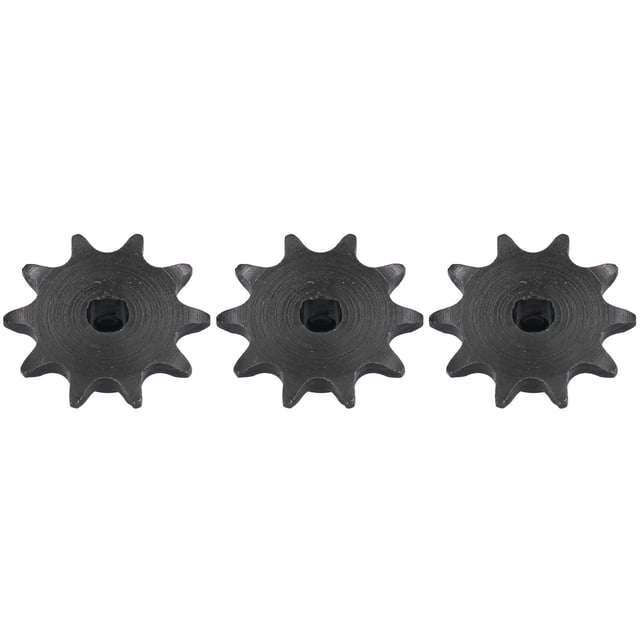 Steel Sprocket, 6mm D Hole High Strength 8mm Pitch Gear Sprockets 3Pcs For Mechanical Equipment For Robot