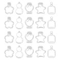 thumbnail image 1 of TIMIFIS Transparent Sticker, Home Decor Transparent Sticker Package Bottle Dried Flower Hand Account Sticker Transparent Bookmark Glass Bottle Sticker Decoration, 1 of 3