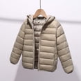 thumbnail image 2 of QIPOPIQ Girls and Toddlers' Lightweight Water-Resistant Packable Hooded Puffer Jacket Clearance, 2 of 4