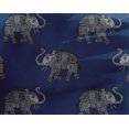 thumbnail image 4 of oneOone Georgette Viscose Fabric Elephant Block Decor Fabric Printed BTY 42 Inch Wide, 4 of 4