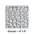 thumbnail image 1 of Fasade Terrain Vinyl Backsplash Panel Brushed Aluminum 6x6 Inch Sample, 1 of 5