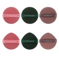 thumbnail image 3 of Lot de 7 Houppettes Cosmétiques Fond de Teint Humide et Sec BB Crème Applicateur Double Face Doux Lavable Réutilisable Éponge de Maquillage Outils Femmes Rond Vert, 3 of 9
