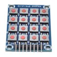 thumbnail image 3 of Module de Commutateur de Réseau 4x4, Commutateur de Clavier 16 Boutons Taille Compacte Artisanat d'Art Extension MCU 8 Broches pour les Projets de Développement, 3 of 8