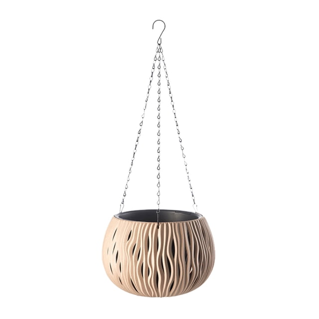 Xingzhi Decorative And Functional Outdoor Planter For Plants And Inner Liner Is Easy Light coffee color trumpet