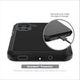 thumbnail image 4 of onn. Slim Rugged Case for Samsung Galaxy A16 5G - Black, 4 of 7