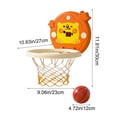 thumbnail image 3 of Orange Indoor Hanging Basketball Hoop With Scoring System Voice Feedback For Kids Training, 3 of 6