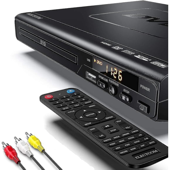 Dvd Players For Tv , Blue Ray Dvd Player With Remote, Hdmi Cable (includes Cleaning Cloth) Wigslar