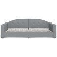 thumbnail image 5 of vidaXL Daybed with Trundle Light Grey 100x190 cm Fabric, 5 of 5