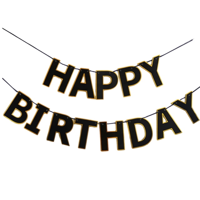 ziyahi Birthday letter flag fish tail
