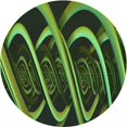 thumbnail image 1 of Ahgly Tapis Rond Lavable en Machine Intérieur Transitionnel Vert Forêt Foncé, 4 Pieds Rond, 1 of 7