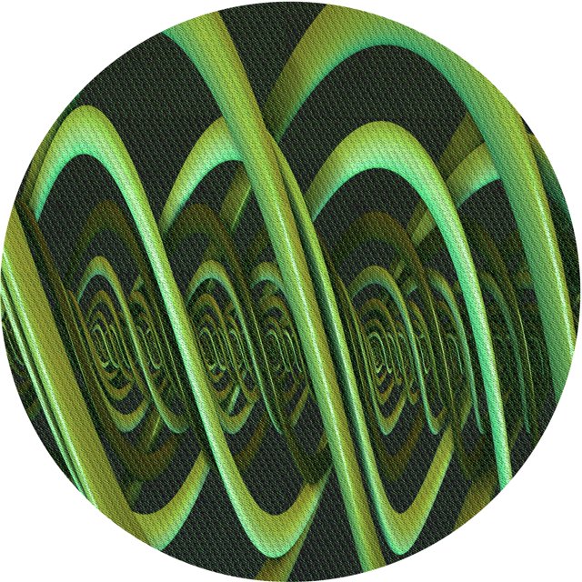Ahgly Tapis Rond Lavable en Machine Intérieur Transitionnel Vert Forêt Foncé, 4 Pieds Rond