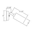thumbnail image 2 of NICOR Lighting 50W Black Single Cylinder Adjustable Security Flood Light (11511), 2 of 4