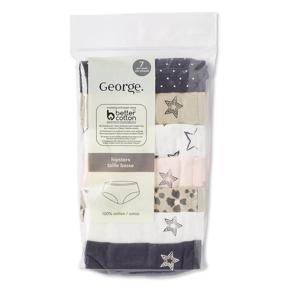 Lot de 7 petites culottes à taille basse George pour filles