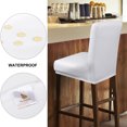 thumbnail image 4 of PiccoCasa Waterproof Bar Stool Covers for Counter Height Side Chair Covers, 4 of 9