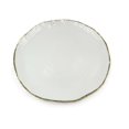 thumbnail image 1 of Elegance Plaque de Recharge Ronde Freestyle 12,5 Po Simplicity Collection en Porcelaine Blanche avec Garniture Dorée, 1 of 2