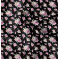 thumbnail image 1 of Soimoi Blue Rayon Fabric Flower Floral Printed Fabric 1 Yard 58 Inch Wide, 1 of 6