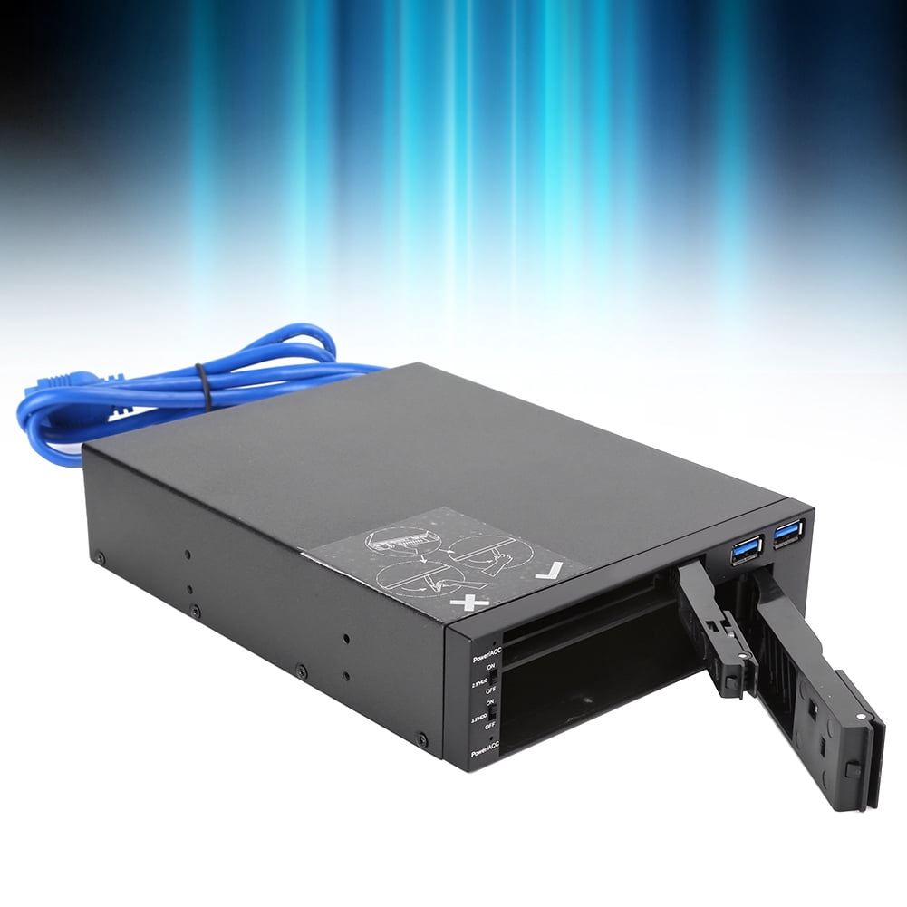 Optical Drive Enclosure MR-6203 Durable Hard Disk Rack, Dual-Disk For Hard Disk SSD
