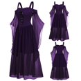thumbnail image 2 of Robes de Plage à Manches Longues pour Femmes 2022 Grande Taille Froide Épaule Papillon Robes, 2 of 6