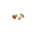 thumbnail image 2 of Unique Bargains 1000pcs M1.3x2.5mm Brass Plated Metal Hollow Eyelets Rivets Gold Tone, 2 of 3