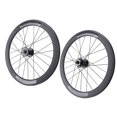 thumbnail image 1 of Folding Cycle Wheelset, Aluminum Alloy 20 Inch Cycle Front Rear Wheel Assembly Stable Bearings  for Repairing, 1 of 7