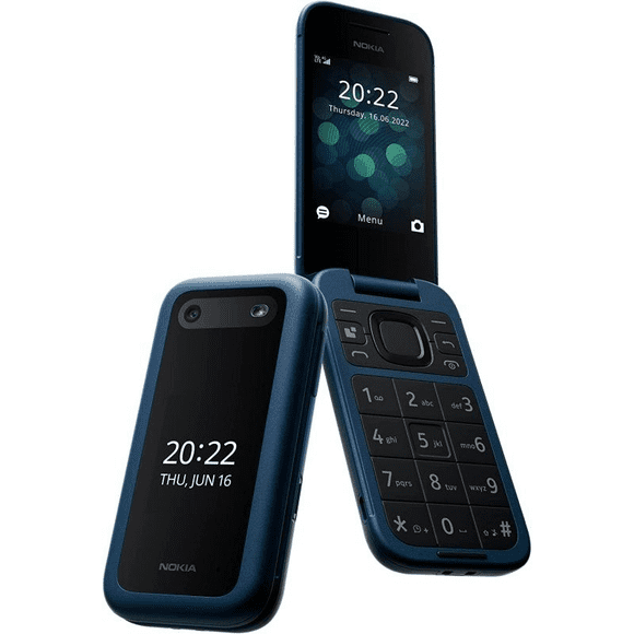 Nokia - NOKIA 2660 FLIP DS 4G BLUE OEM