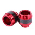thumbnail image 2 of 1 Pair of Carbon Fiber Motorcycle Front Fork Frame Sliders Crash, 2 of 3