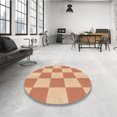 thumbnail image 4 of Ahgly Company Machine Washable Indoor Rectangle Transitional Bright Orange Area Rugs, 2' x 3', 4 of 7