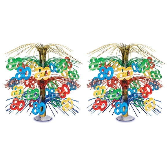 Beistle, Centre de Table Cascade « 80 » en 2 Pcs, 18 Pieds'