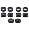thumbnail image 1 of HILABEE 10x Barber Hairdressing Shears Scissors Finger Grips Inserts Black, 1 of 9