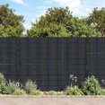 thumbnail image 1 of vidaXL Garden Privacy Screens 4 pcs PVC 35x0.19 m Matte Dark Grey, 1 of 5