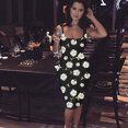 thumbnail image 3 of Fridja Womens Print O-Neck Tank Dress Sleeveless Basic Midi Club Dress, 3 of 7