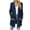 Navy, variant on Splozh Cute Sweaters Women Fall and Winter Casual Long Sleeve Cardigan Mid Length Solid Color Knitted Cardigan with Pockets Black,M