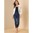 thumbnail image 3 of INSPIRE CHIC Blazer à Imprimé Floral Ouvert pour Femmes, 3 of 6