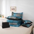thumbnail image 4 of YST 7pcs Hippie Tie Dye Gradient Comforter Set Modern Aesthetic Full Size, 7 Count, 4 of 4