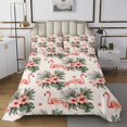 thumbnail image 1 of Erosebridal Pink Bow Tie Coverlet Set Queen, Initial R Letter Bedding Set, Kawaii Catoon Decor, 3pcs, 1 of 5