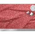 thumbnail image 2 of Soimoi Orange Japan Crepe Satin Fabric Notes Musical Instrument Printed Fabric 1 Yard 42 Inch Wide, 2 of 5