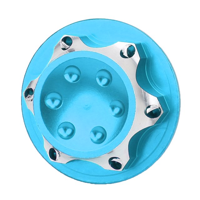 RC Car Hub Nut, Light Weight Anti-Dust Cover Easy To Carry 17mm RC Hub Nut, Sightseeing Playing For Home Outdoor Blue